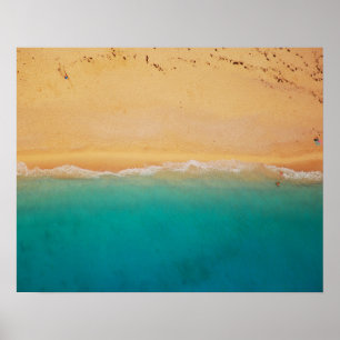 Póster Linha costeira