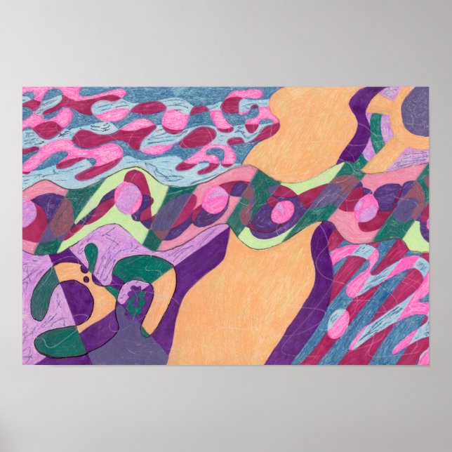 Póster Linha d'água, 19x13 (Frente)