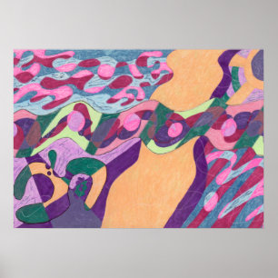 Póster Linha d'água, 28x20