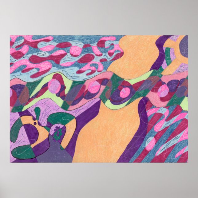 Póster Linha d'água, 28x20 (Frente)