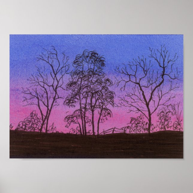 Póster Linha de Cerca Antiga (Frente)