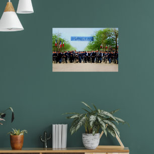 Poster Linha de Partida da Paris-Roubaix 1896-1897