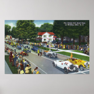 Poster Linha de partida na Corrida Automática do Grande P