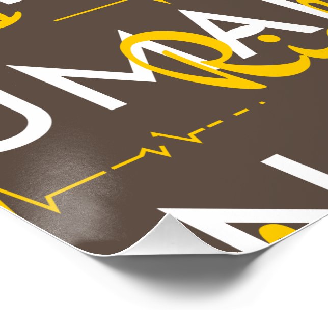 Póster Linha de vida dos direitos humanos (Canto)