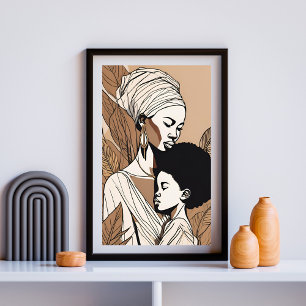 Poster Linha e Alma – O Espírito da Maternidade Africana