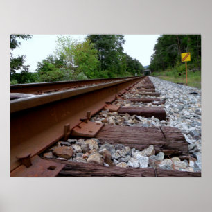 Póster Linha ferroviária