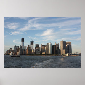Póster Linha inferior de Manhattan