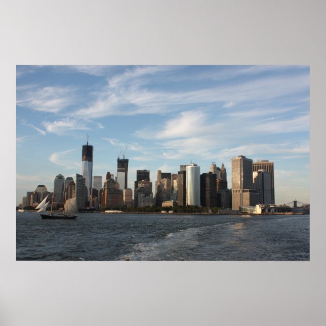 Póster Linha inferior de Manhattan (Frente)