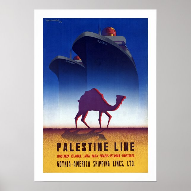 Póster Linha Palestina (Frente)