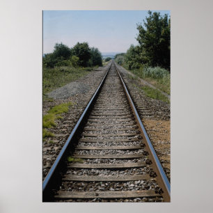Póster Linha railway difundida