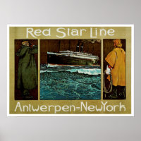 Linha Red Star ~ Antwerpen=Nova Iorque