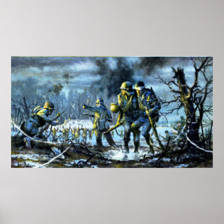 Póster Linha Siegfried em Campholz Woods