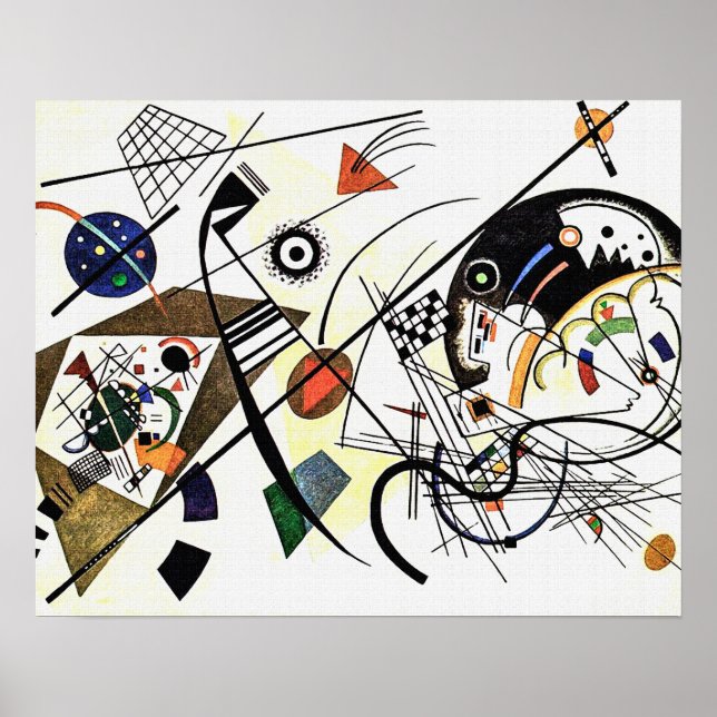 Poster Linha Transversal - Kandinsky (Frente)
