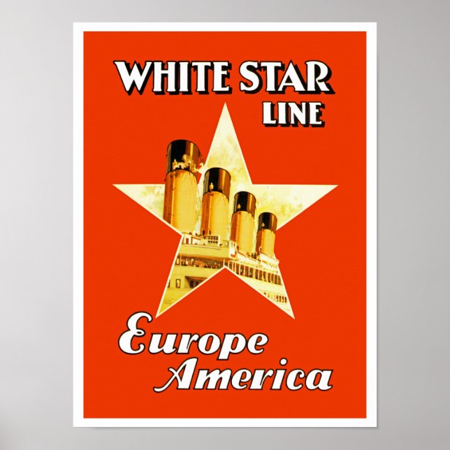 Póster Linha White Star (Frente)