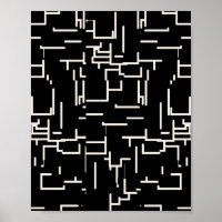 Linhas Abstrato minimalistas a preto