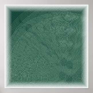 Poster Linhas de Contorno Topográficas - Arte de Mapa de