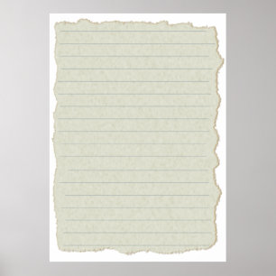 Poster Linhas de textura de gravação de papel modelo