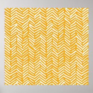 Poster Linhas desenhadas à mão, textura do hipster.