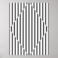 Linhas Diamantes de Illusão Óptica Pretas