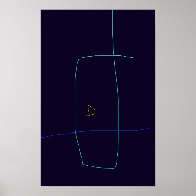 Poster Linhas Minimalistas (Frente)