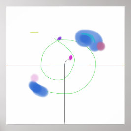 Poster Linhas Mínimas Desenhadas à Mão