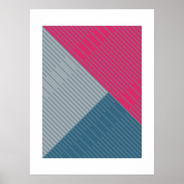 Poster Linhas Simples e Elegantes 2 (Frente)