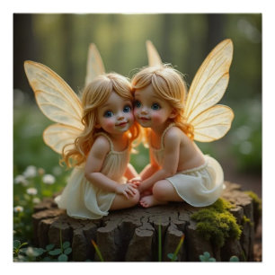 Póster Linny & Lane Baby Fairies Poster