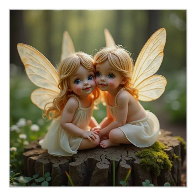 Póster Linny & Lane Baby Fairies Poster (Frente)