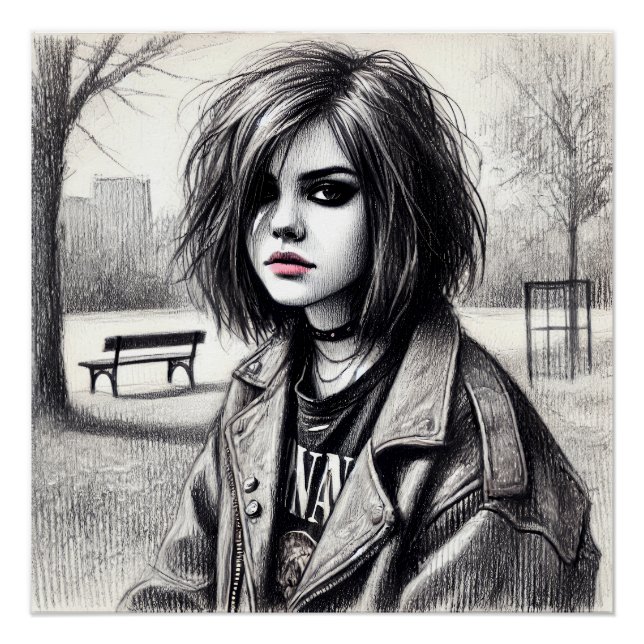 Póster L'insoumise du parc.  (Frente)