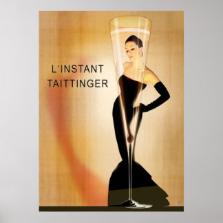 Póster L'Instant Taittinger Remix