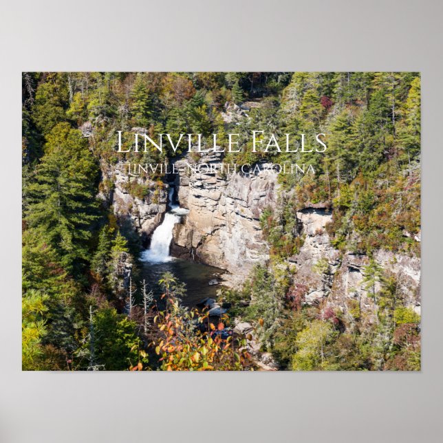 Poster Linville Falls (Frente)