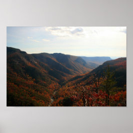 Póster Linville Gorge in Fall, Carolina do Norte