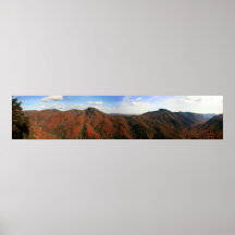 Linville Gorge no outono, Carolina do Norte