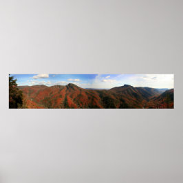 Poster Linville Gorge no outono, Carolina do Norte