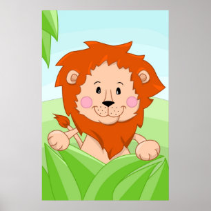 Poster Lion from Africa