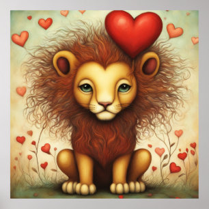 Poster Lion Love 1