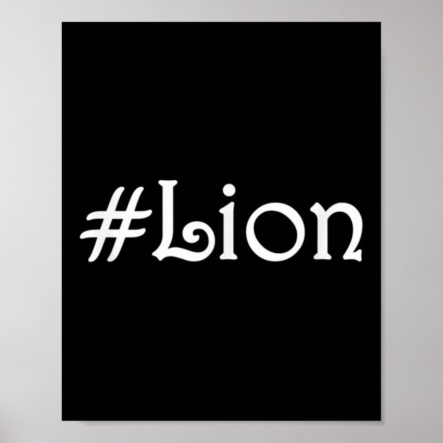 Poster #lion Motivational Inspirational Sucote Cote (Frente)