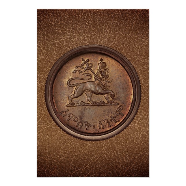 Póster Lion of Judah Jah Rastafari Reggae Roots Poster (Frente)