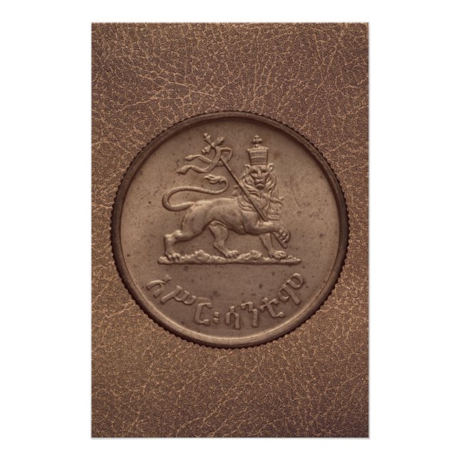 Póster Lion of Judah Jah Rastafari Reggae Roots Poster (Frente)