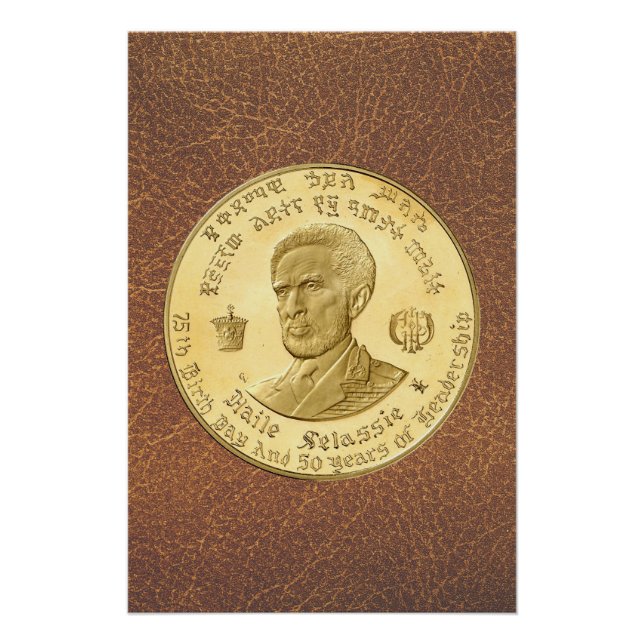 Póster Lion of Judah Jah Rastafari Reggae Roots Poster (Frente)