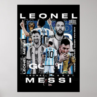 Poster lionel messi, fã messi, messi art, messi jersey,