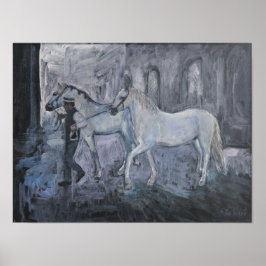 Poster Lipizzaner Cavalos Viena