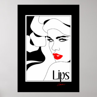 Póster Lips Original