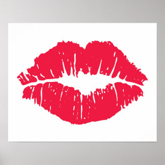 Poster Lipstick Kiss