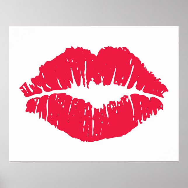 Poster Lipstick Kiss (Frente)