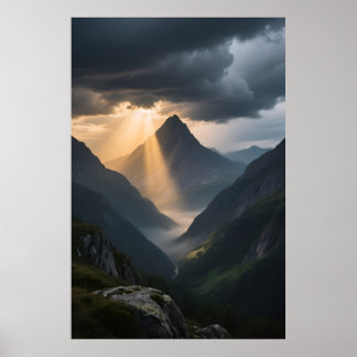 Poster Líquen e Luz