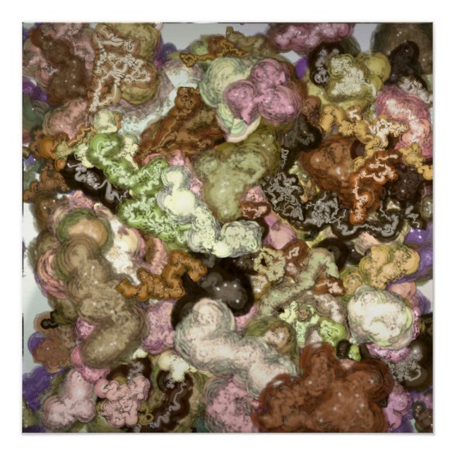 Póster Liquid Kinetic Painting  (Frente)