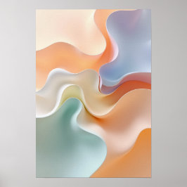 Poster Líquido de coloração de caxemira