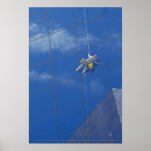 Póster Líquido de limpeza de janela 1990