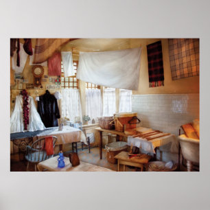 Poster Líquido de limpeza seco - a lavandaria